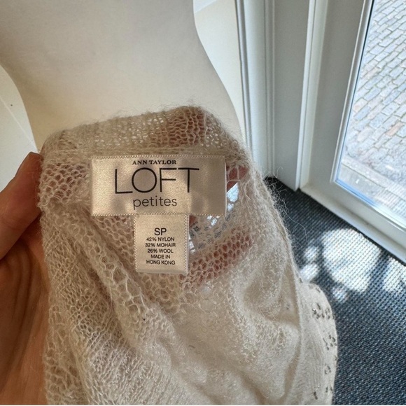 Elegant Cream Cardigan Sweater from Loft - Picture 3 of 3